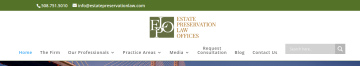 Estate Preservation Law Firm website preview Estate Preservation Law Firm website preview
