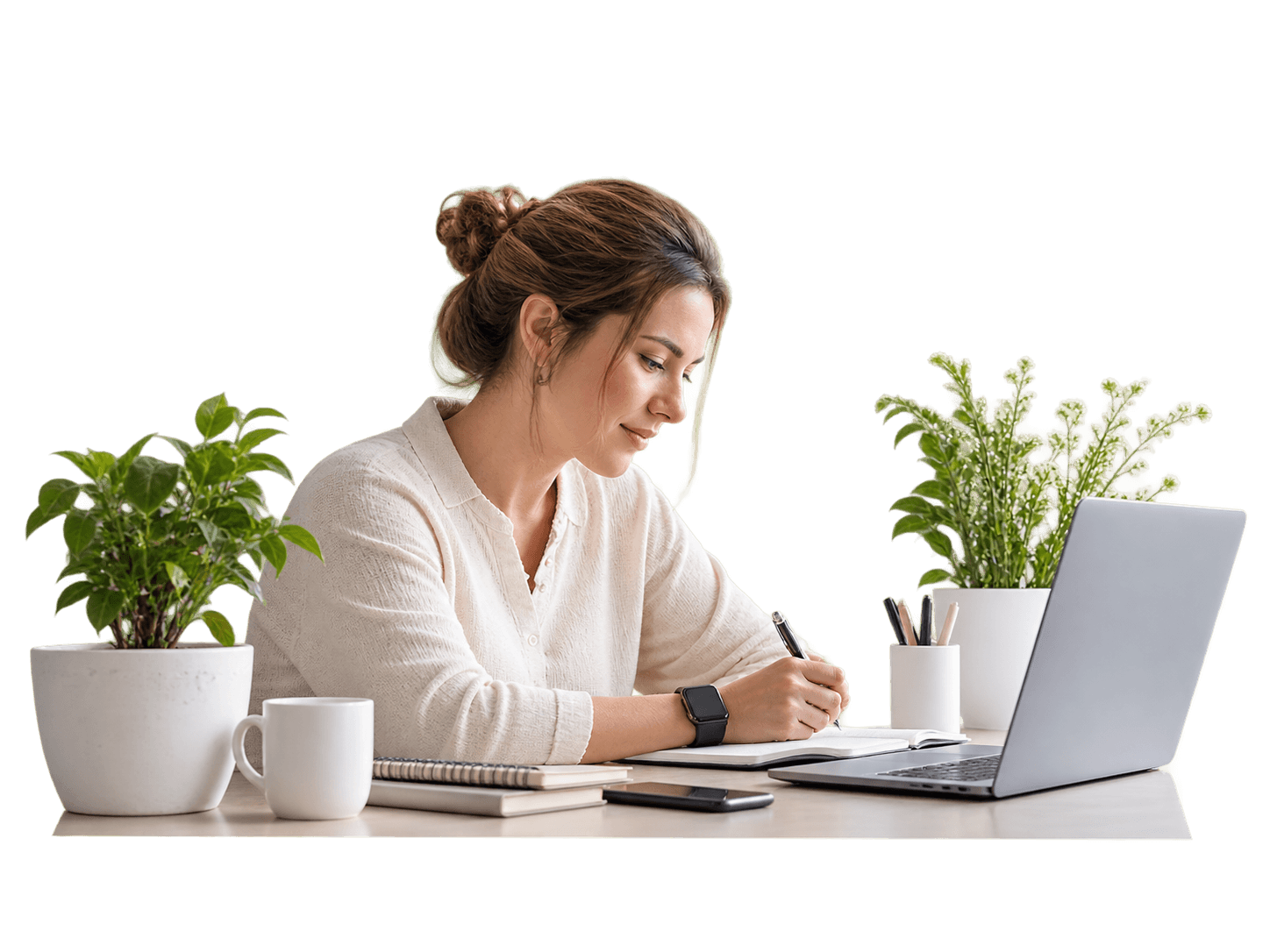 lady-working-1 lady working image