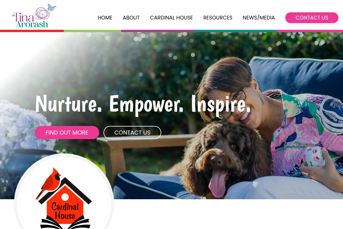 Dr. Tina Arorash Dr. Tina Arorash homepage preview